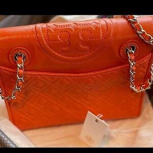 Tory Burch Fleming Purse (Tory Orange)